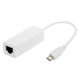 Micro USB 2.0 à Ethernet 10/100 RJ45 réseau lan carte adaptateur